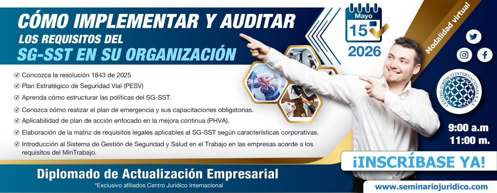 Diplomado SG-SST Centro Jurídico Internacional